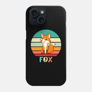 Vintage Retro Fox Phone Case