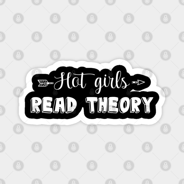HOT Girls Read Books Reading Lover Magnet by chidadesign