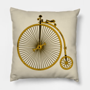 Penny Farthing Pillow