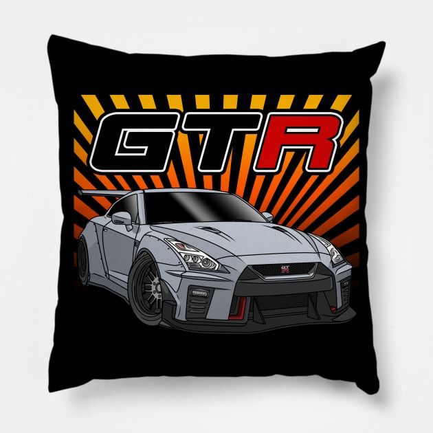 Nissan GTR Pillow by Guyvit