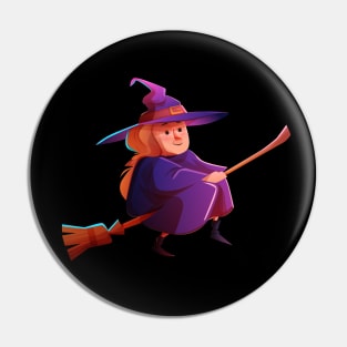 Witch Flying Pin