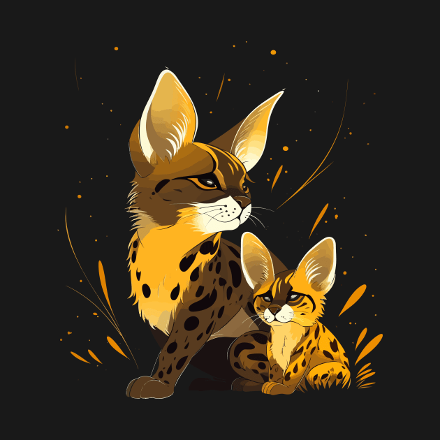 Serval Fathers Day by JH Mart