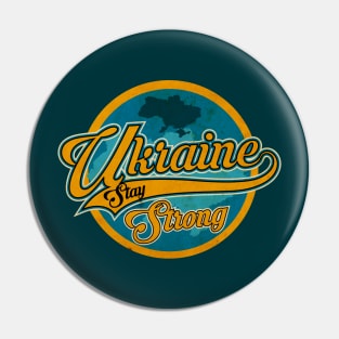 Ukraine Strong Stop The War Pin