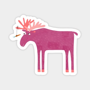 Daft Moose Magnet