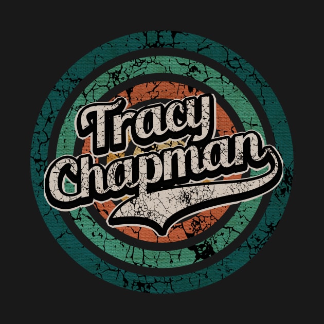 Tracy Chapman // Retro Circle Crack Vintage by People Mask