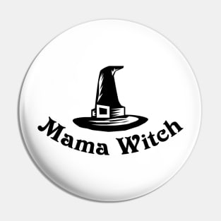 Mama Witch Shirt Pin