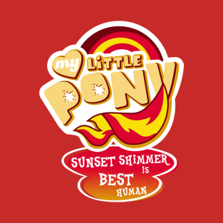 Sunset Shimmer is best human T-Shirt