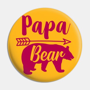 Papa Bear | Gift for dad Pin