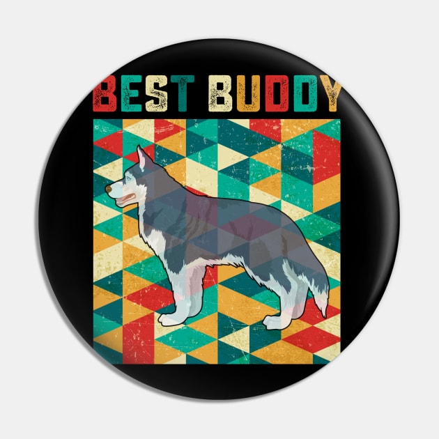 Best Buddy Siberian Husky Pin by danieldamssm