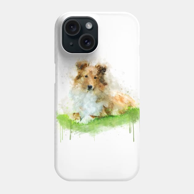 Shetland Sheepdog / sheltie Phone Case by PetsArt