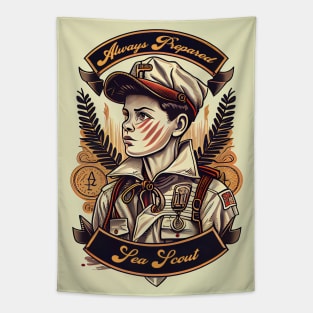 Always Prepared Sea Scouts Tapestry