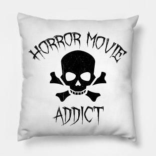 Horror Movie Addict Pillow