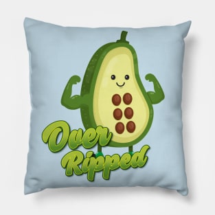 Over Ripped Avocado Pillow