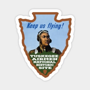 Tuskegee Airmen National Historic Site arrowhead Magnet