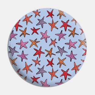 Starfishes in clear water Pin