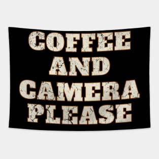 Coffee And Camera Please Tapestry