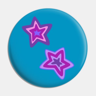 Purple Stars Pin