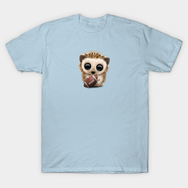 Discover Baby Hedgehog Playing With Football - Football - T-Shirt
