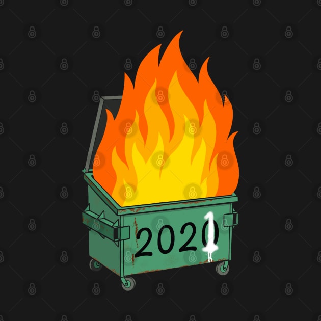 Dumpster Fire by LEvans