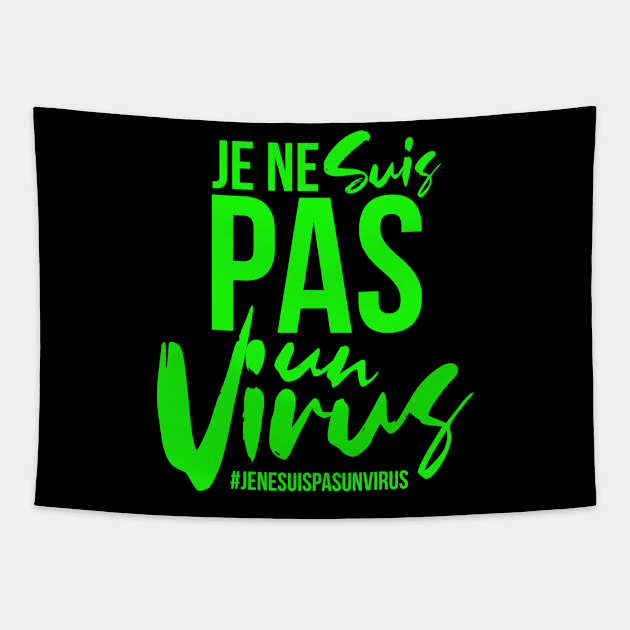 je ne suis pas un virus Tapestry by Amelia Emmie