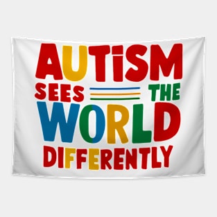 Autism Sees The World Differently Tapestry