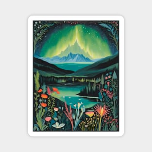 Aurora Borealis I Magnet