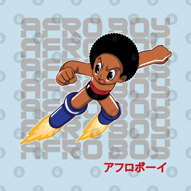 Disover Steel-Armed Afro - Robot - T-Shirt