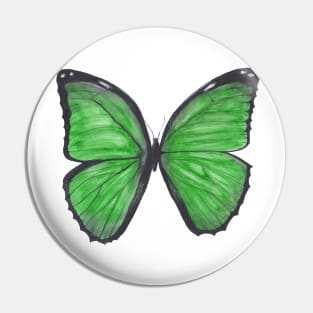 Butterfly - Green Pin