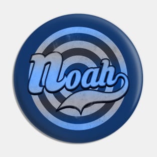 Noah Blue Name Pin