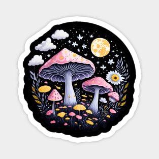 Cute Mushrooms Starry Sky Magnet