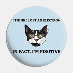 Science Cat - Electron Pin