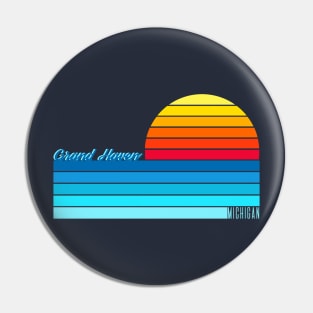 Grand Haven Sunset Pin