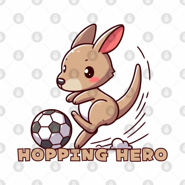 Football Kangaroo Player by Japanese Fever