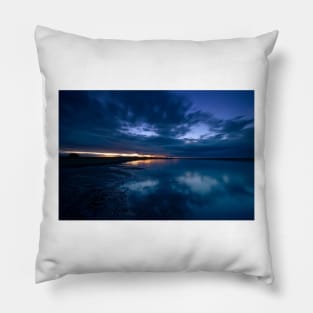 Holy Island Causeway - Sunset Pillow