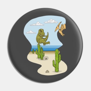 The Game Parkour Rex Pin