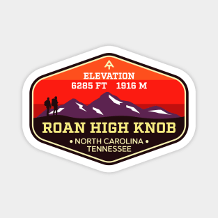 Roan High Knob -  North Carolina / Tennessee - Appalachian Trail Mountain Climbing Badge Magnet