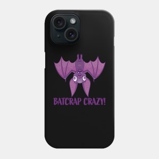 Batcrap Crazy Wacky Cartoon Bat Phone Case