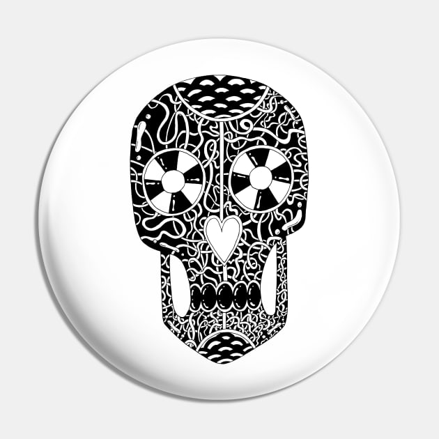 Skull Pin by adrianserghie