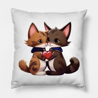 Cuddle Up With Cozy Cat Vibes: Adorable Art for Your Home Pillow