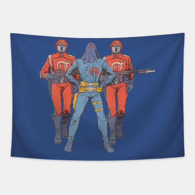 Cobra Commander with Crimson Guard Tapestry by Scottish Arms Dealer