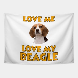 Love Me, Love My Beagle Tapestry