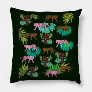 Wild Tigers Pillow