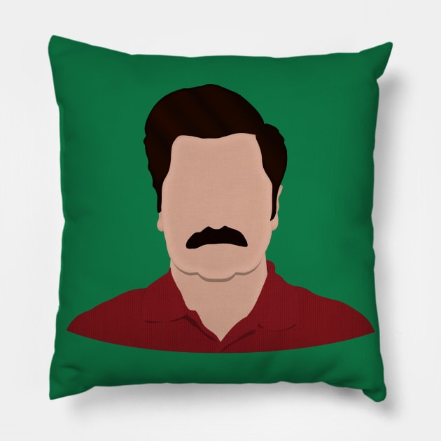 Ron effing Swanson Pillow by Thisepisodeisabout