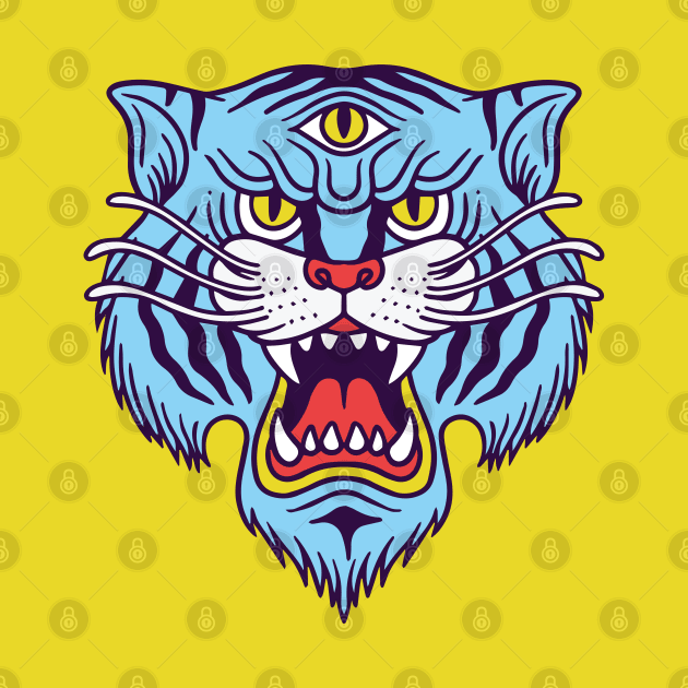 3rd Eye Tiger by machmigo