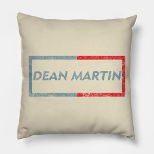 Dean Martin Distressed Pillow