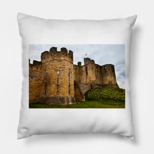 Warkworth Castle in springtime Pillow