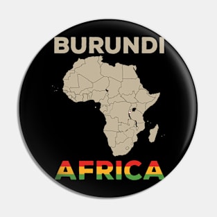 Burundi-Africa Pin