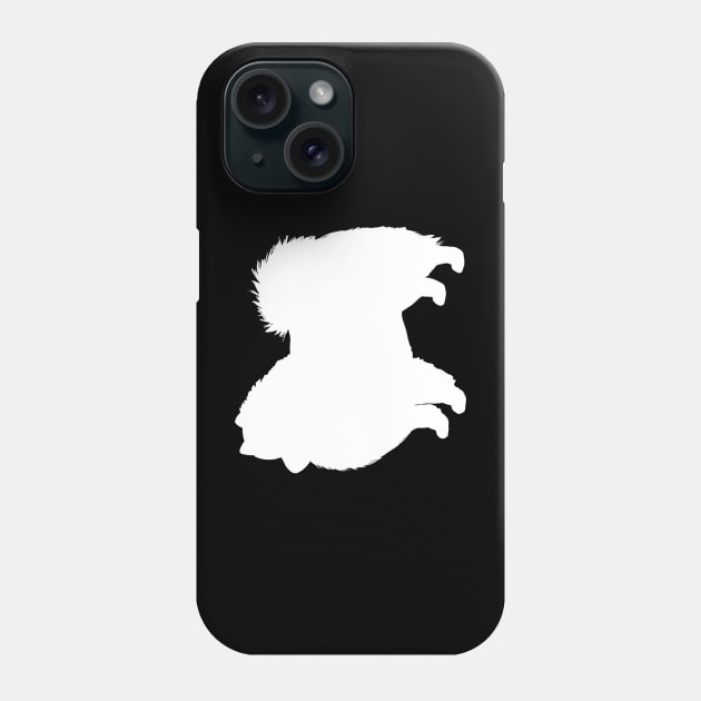 American Eskimo Dog Silhouette Eskie Phone Case by Coffee Squirrel