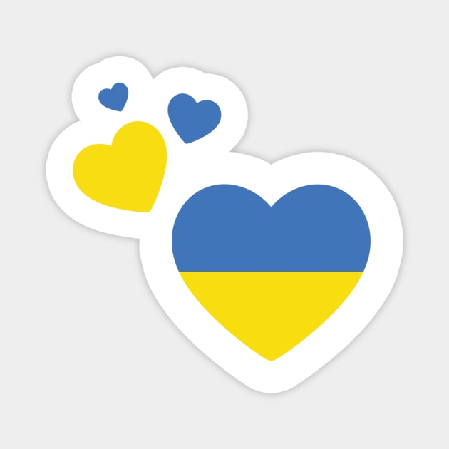 I Love Ukraine! Magnet by ShirtAtlas