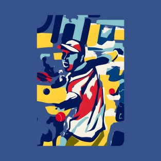 Tennis Player Summer Design T-Shirt